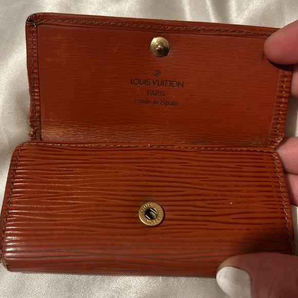 ✨💎 *Rare* ✨💎 Louis Vuitton Cognac Brown Epi Leather Wallet Bundle! *3 Wallets! - Picture 15 of 16